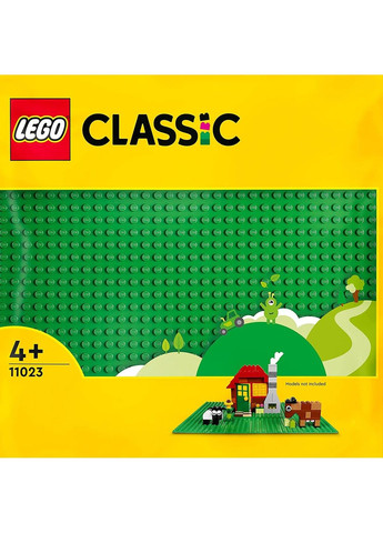 Classic Строительная пластина зелёного цвета (11023) Lego (285119804)