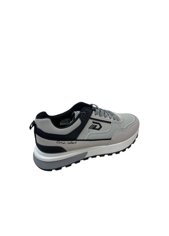 Сірі Осінні чоловічі кросівки сірі Holaso