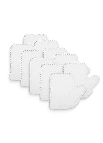 Перчатки для уборки 10шт двусторонние белые China (323158451)