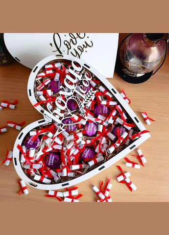 Подарунковий набір із цукерок та 101 причини Чому я тебе люблю для дівчини (ar208) No Brand (323143509)