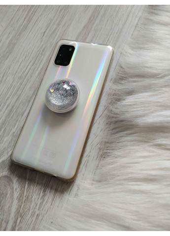 Попсокет Popsockets держатель, подставка для телефона с переливающимся блеском Серебро Trends (360897042)