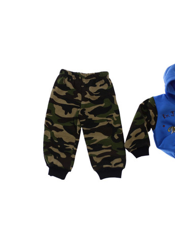 Костюм на флисе для мальчика трикотажный Кеды синий 92 см (36480) BABYKROHA (297199914)