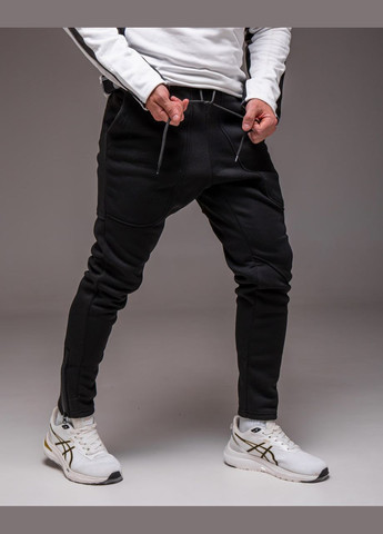 Спортивні звужені штани на флісі з застібками знизу Vakko (302321958)