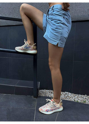 Бежевые демисезонные кроссовки мужские adidas yeezy boost 350 mx oat адидас изи буст No Brand