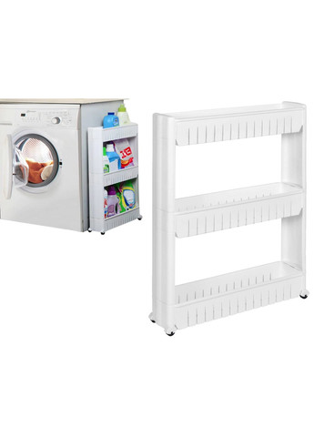 Этажерка Slim 3-уровневая на колесах Leobert (361952030)