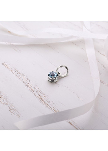 Кулон срібний з блакитним каменем Цефеїда Блакитний Топаз 925 Zirkon Skifska Etnika (364202855)