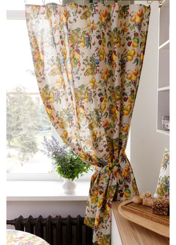 Готовые шторы Верона для кухни стильные шторы на шторной ленте ProDobro (369365490)