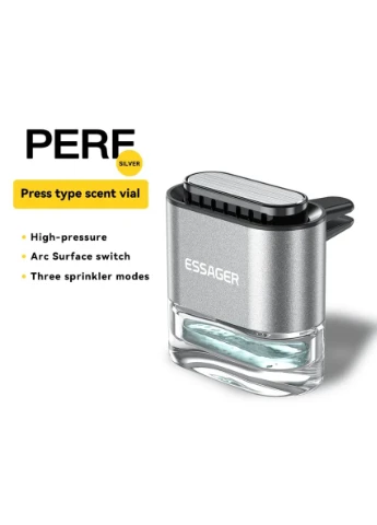 Автомобільний освіжувач повітря CAR air outlet press type perfume bottle Silver (EXPCFA-HH10) Essager (302801460)