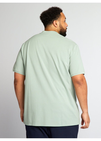 Мятная футболка-поло лето,мятный, для мужчин Kiabi