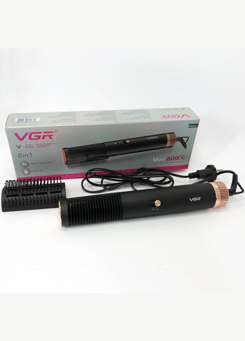 Фен щітка для волосся V-490 Стайлер, повітряний стайлер для волосся, Фен для дому, Професійний фен VGR (364664302)