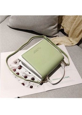 Модная женская маленькая сумка с ручкой, и на плечо "Lyl Fashion" (мятно-белая) China (366874332)