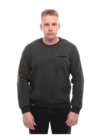 Зелений демісезонний джемпер чоловічий хакі прямий однотонний джемпер Jean Piere Пряма