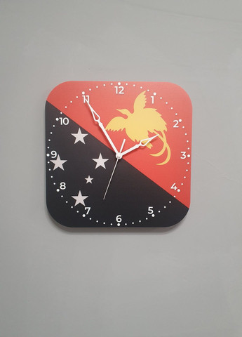 Часы настенные флаг Папуа Новая Гвинея No Brand (321989349)