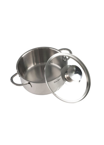 Кастрюля нержавейка с крышкой 14 см, 1 л (CB-1102) Con Brio (334714088)