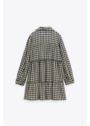 Черно-белое платье 3564/053 Zara