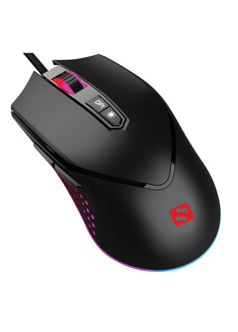 Мишка Azazinator Mouse 6400 RGB, ігрова, 6400dpi., 7кн.Huano, чорна Sandberg (314780221)