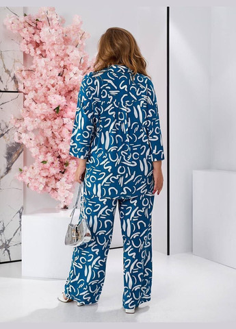 Жіночий прогулянковий костюм зі штапелю. Nobilitas (342329898)