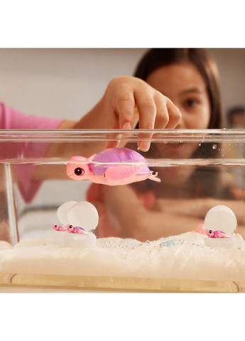 Інтерактивний ігровий набір Мама черепаха із сюрпризом 9560 "Mama & Baby Surprise" Pets & Robo Alive (363174833)