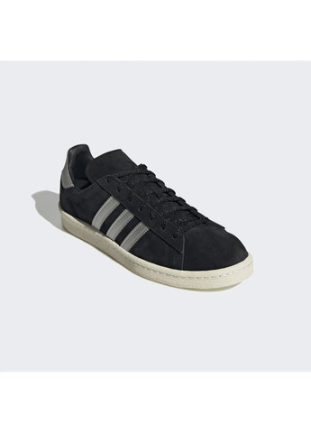 Чорні всесезонні кросівки унісекс campus shoes black gx7330 adidas