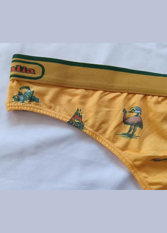Трусы-американки женские с коалой желтые с зеленым /US16 Knobby (322872441)