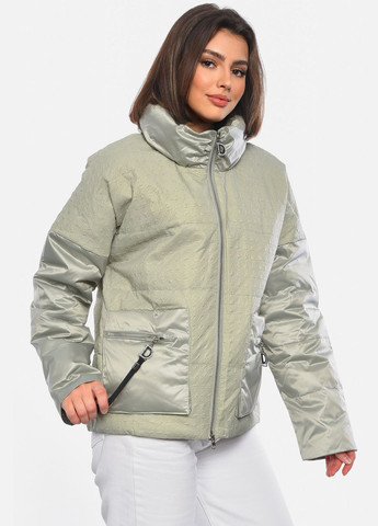 М'ятна демісезонна куртка жіноча демісезонна м'ятного кольору Let's Shop