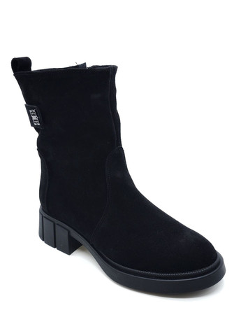 Жіночі черевики зимові чорні замшеві FS-14-17 25 см (р) Foot Step (268213511)