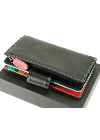 Чёрный женский кошелёк из натуральной кожи SP30 BLK M Visconti (303829814)