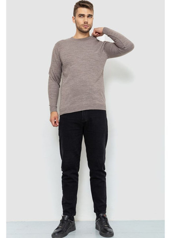 Коричневий демісезонний светр чоловічий однотонний Sport Line