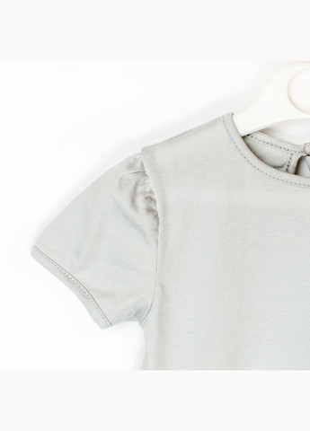 Серое платье dexter`s с коротким рукавом зверушки dexter's (297440076)