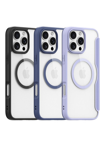 Чохол-книжка Skin X Pro with MagSafe для iPhone 16 Pro Pure Purple Dux Ducis Apple iPhone 16 Pro 2024 (335874246)