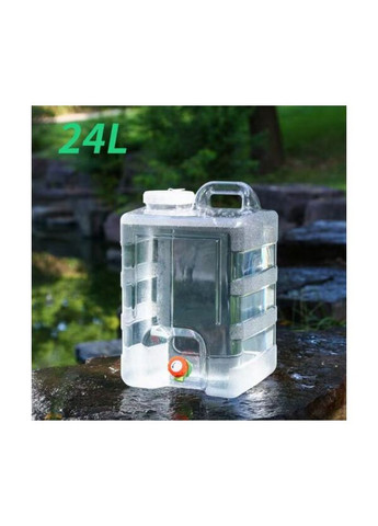 Бутель Каністра для води з краном 24 л полікарбонатний з ручкою, PC-TV 24L ViO (326599685)