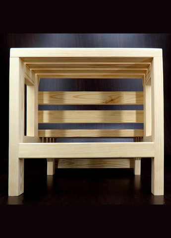 Лавка-сходинка з дерева Трініті бланже (ССТ-000601) No Brand (327869238)