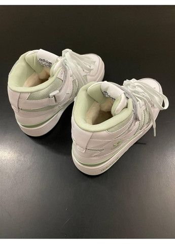 КРОСІВКИ ЖІНОЧІ ADIDAS FORUM WINTER WHITE OLIVE АДІДАС ФОРУМ No Brand білі зими (367115109)