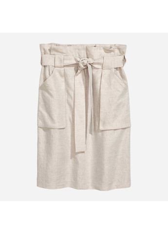 Спідниця льон бленд H&M (350956679)