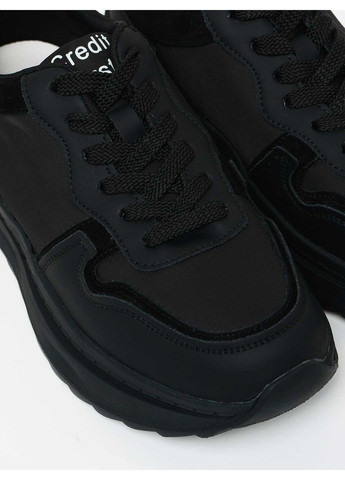 Женские кроссовки 1100156 Credifdfirst чёрные демисезоны (283249739)