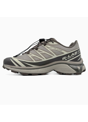 КРОССОВКИ ЖЕНСКИЕ SALOMON S / LAB XT-6 GORE-TEX BROWN САЛОМОН ХТ-6 No Brand комбинированные демисезоны (367169560)