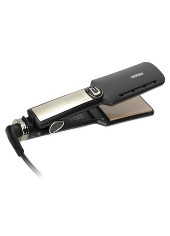 Праска для вирівнювання волосся Gm-450 з регулюванням температури та керамічним покриттям Чорний Gemei (305057834)