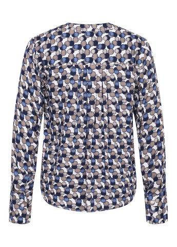 Комбінована блуза жіноча різнокольорова на запах Bugatti