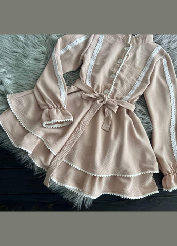 Бежева сукня в стилі етно бежева IRmAS (350349711)