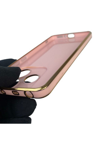 Чехол для Redmi Note 14 5G с защитой камеры с золотой окантовкой на редми нот 14 пудровый gs1 Xiaomi (366234320)