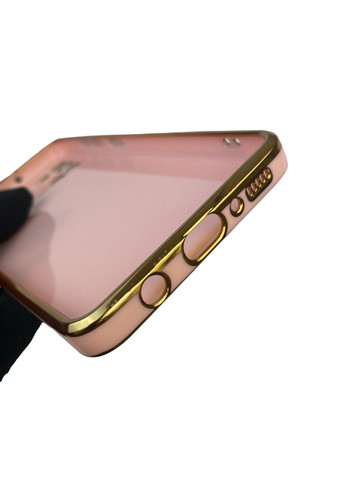 Чехол для Galaxy A31 SM-A315F с кольцом-подставкой с золотой окантовкой на самсунг а31 пудровый gs1 Samsung (366234057)