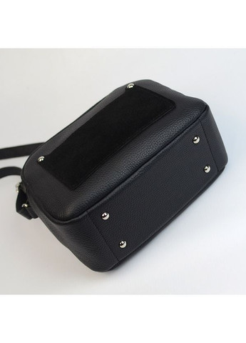 Сумка женская кожаная замшевая маленькая молодежная черная кросс-боди через плечо Serebro (371392452)