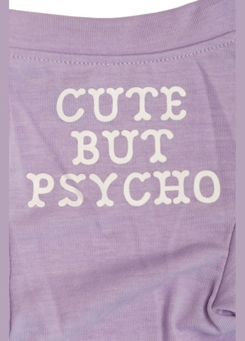 Футболка для котов и кошек Pet Style "Cut But" Фиолетовая XL No Brand - (323232064)