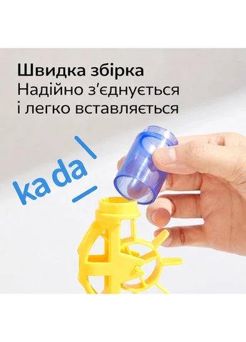 Конструктор - блоки для трековых шаров Marble track Мраморная дорожка, от 3 лет, 51 деталь (MD2264) STEAM MiDeer (383394431)