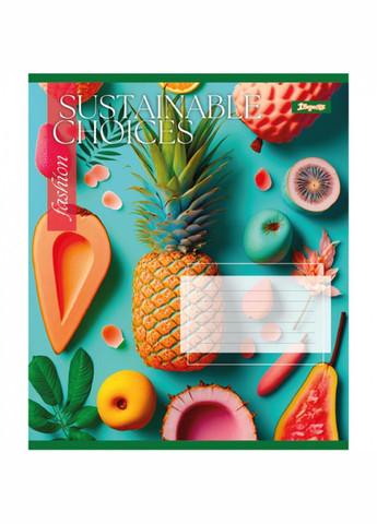 Зошит для записів А5 Sustainable choices 766769 96 аркушів 1 Вересня (364492090)