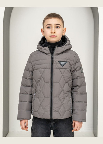 Чорна демісезонна куртка для хлопчика демісезонна SK