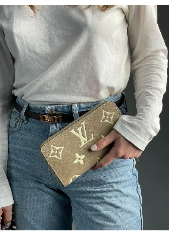 Гаманець Clemence Wallet Bicolor Beige Cream No Brand (363975765)