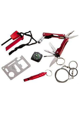 Набір для виживання SOS 6 у 1 в металевій коробці Grand Way (370770579)