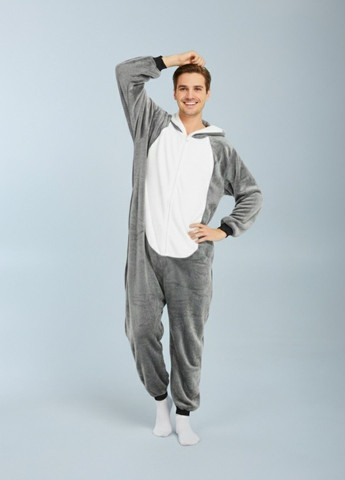 Кігурумі піжама Хаскі чоловіча сірий плюшева Lalapka (369137968)