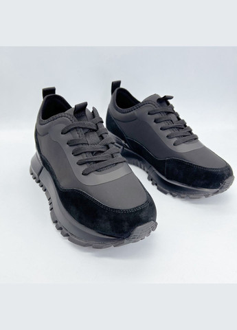 Чорні всесезонні кросівки (р) текстиль/замша 0-1-1-a-41-6244-3 Lifexpert
